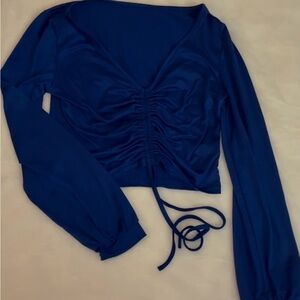 Elegant Blue Women's Top